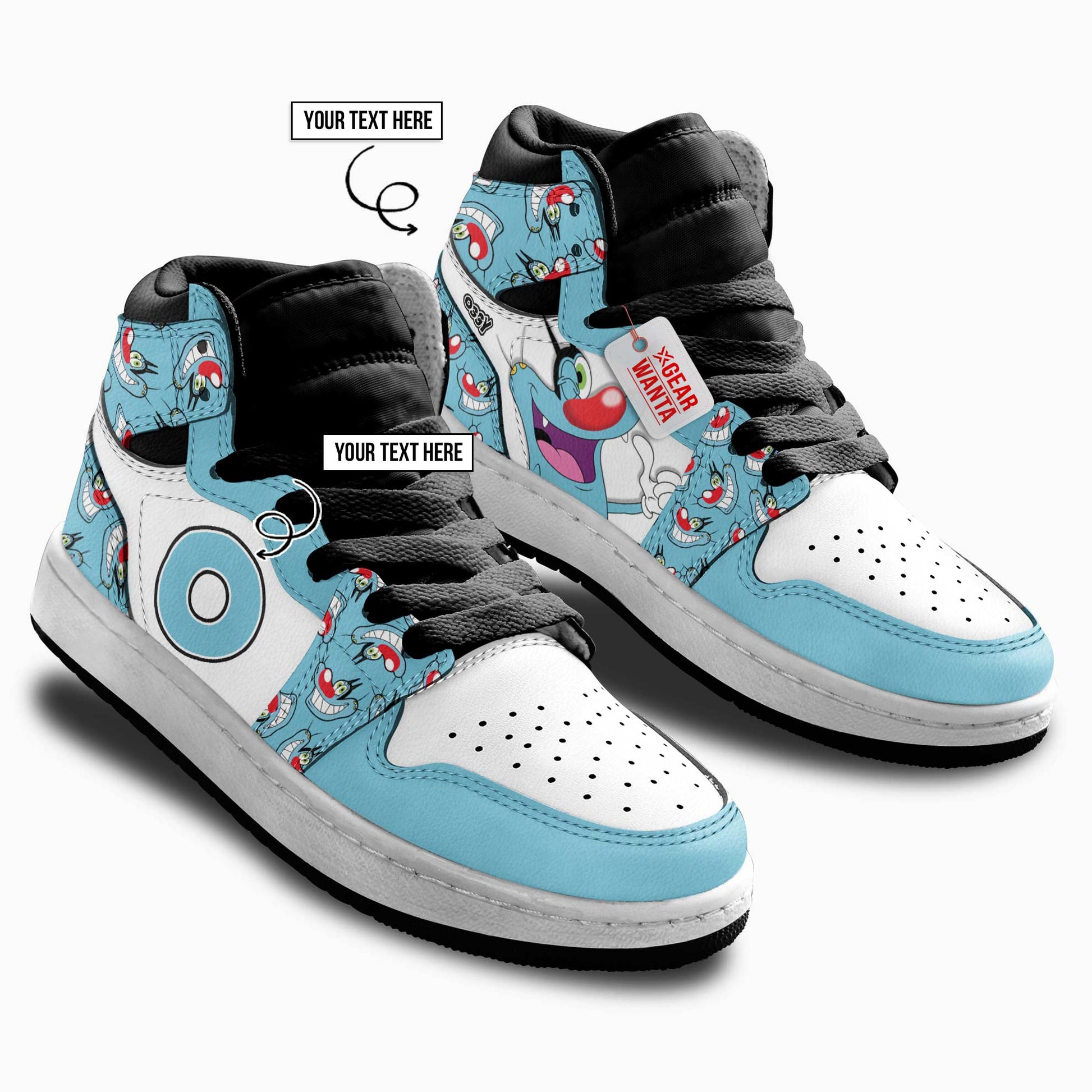 Oggy Kid J1s Sneakers Cartoon Collection - Gearwanta.com