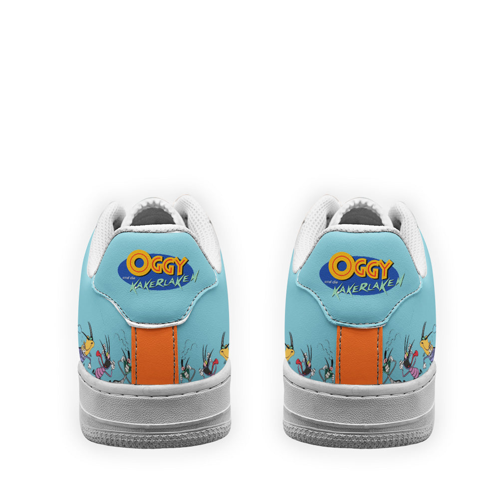 Oggy and the Cockroaches Air Sneakers Custom Cartoon Shoes-Gear Wanta