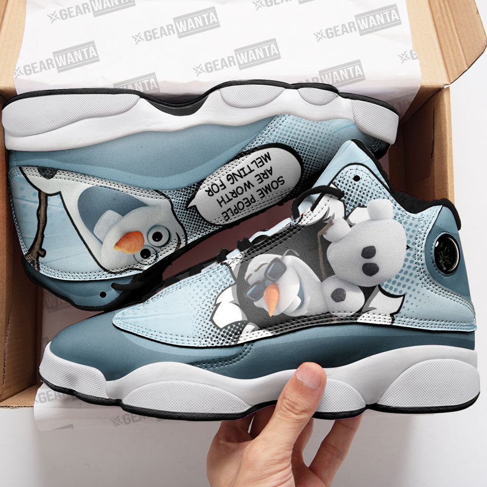 Olaf J13 Sneakers Custom Comic Style Shoes-Gear Wanta