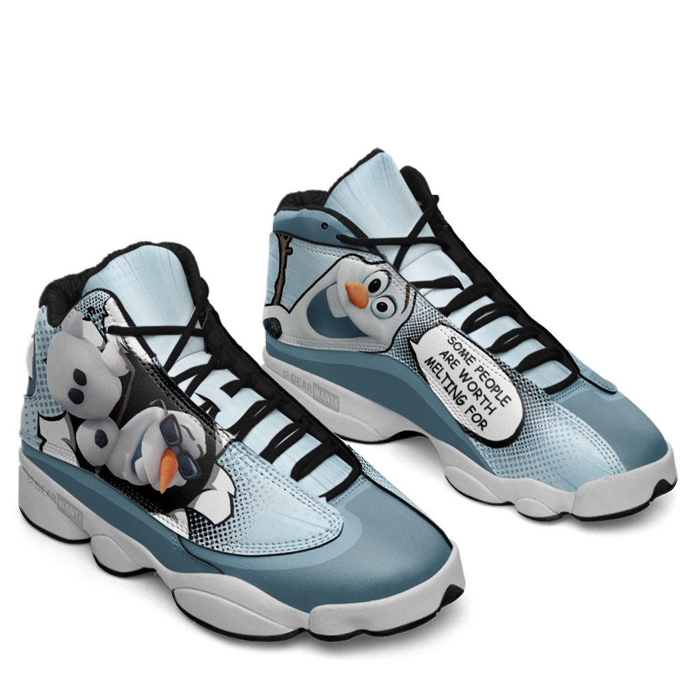 Olaf J13 Sneakers Custom Comic Style Shoes-Gear Wanta