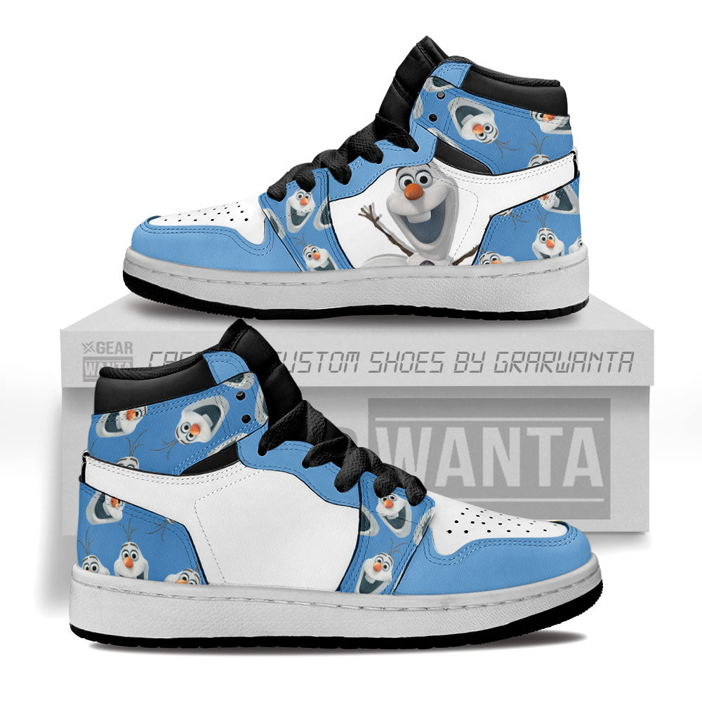 Olaf Kid J1s Sneakers Cartoon Collection - Gearwanta.com
