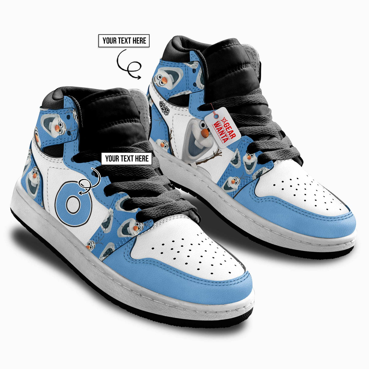 Olaf Kid J1s Sneakers Cartoon Collection - Gearwanta.com