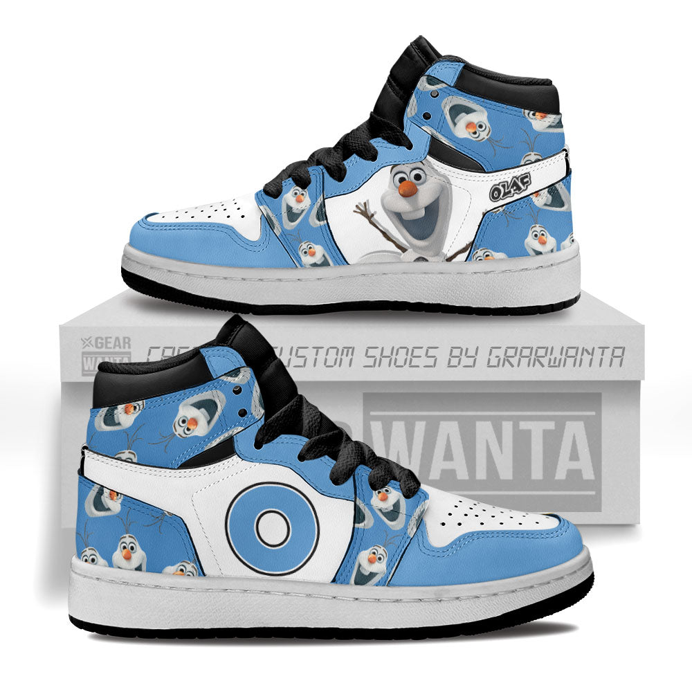 Olaf Kid J1s Sneakers Cartoon Collection - Gearwanta.com