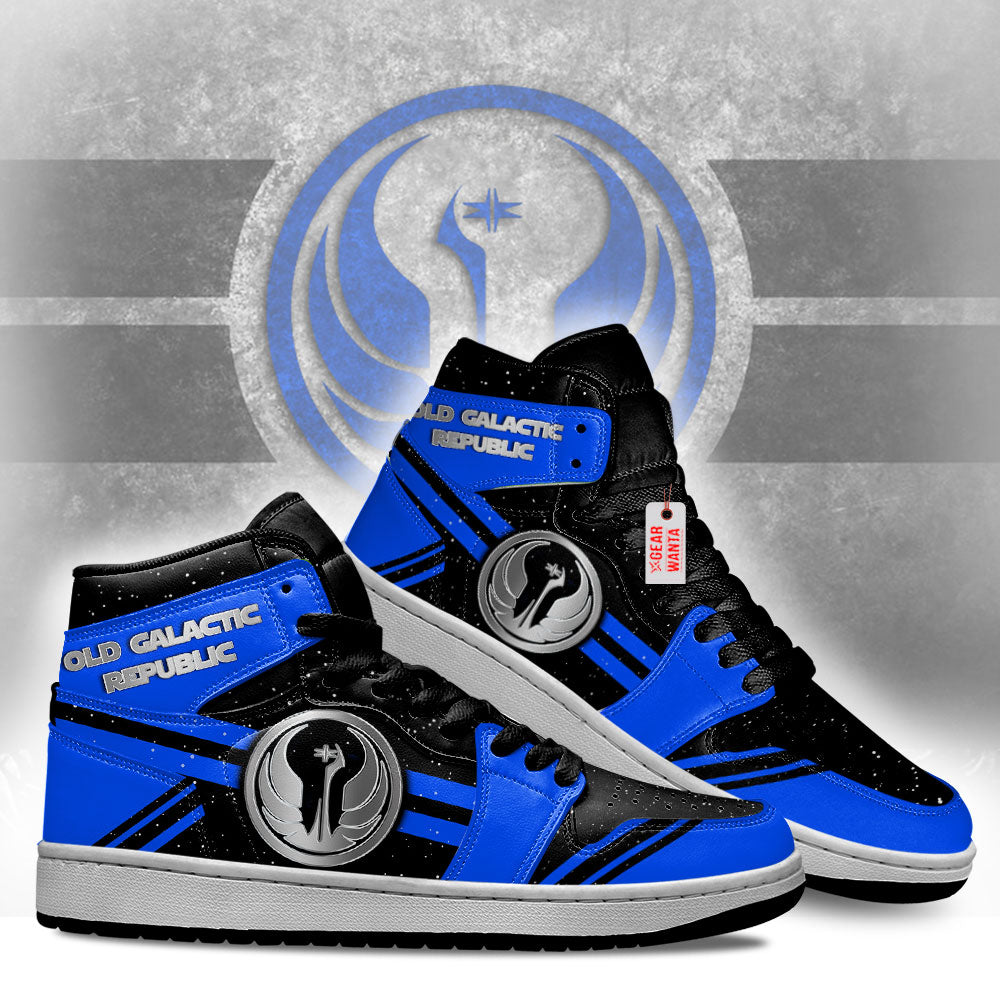 Old Galactic Republic Star Wars Symbols J1 Shoes Custom For Fans TT20-Gear Wanta