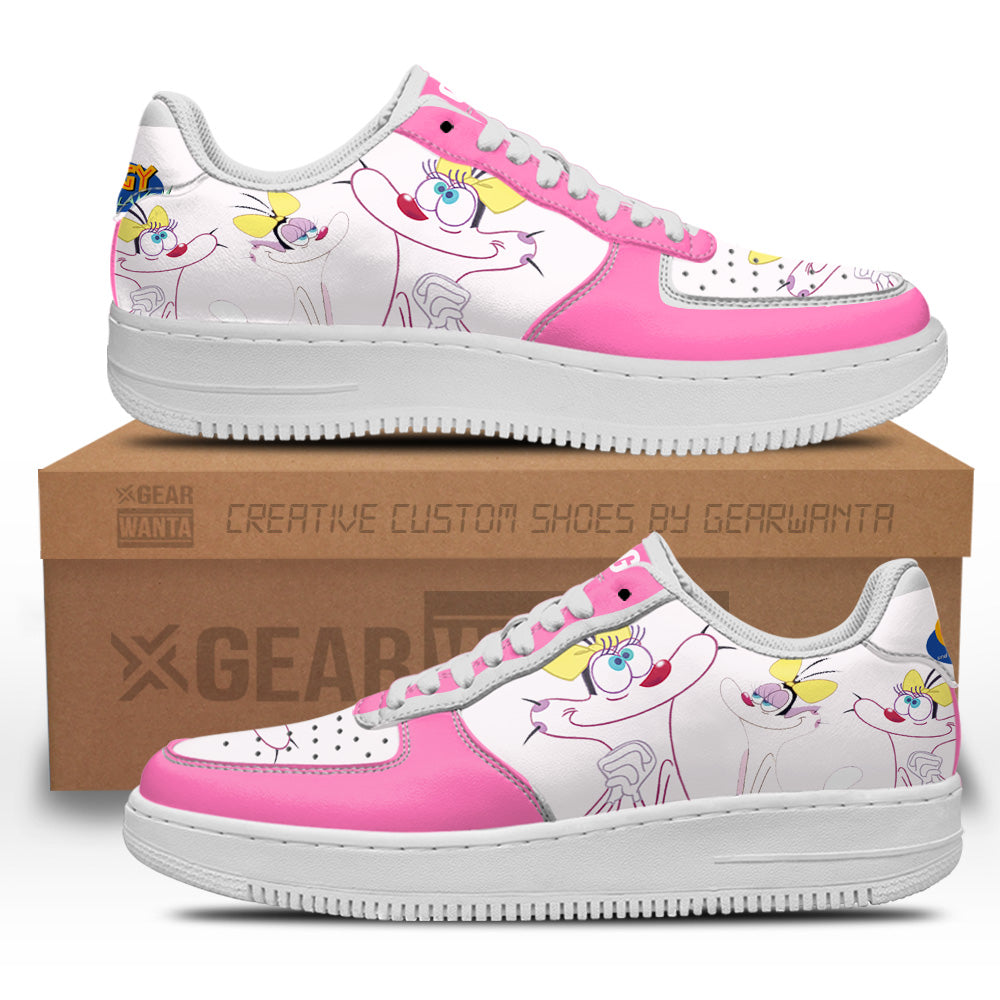 Olivia Oggy Air Sneakers Custom Oggy and the Cockroaches Cartoon Shoes-Gear Wanta
