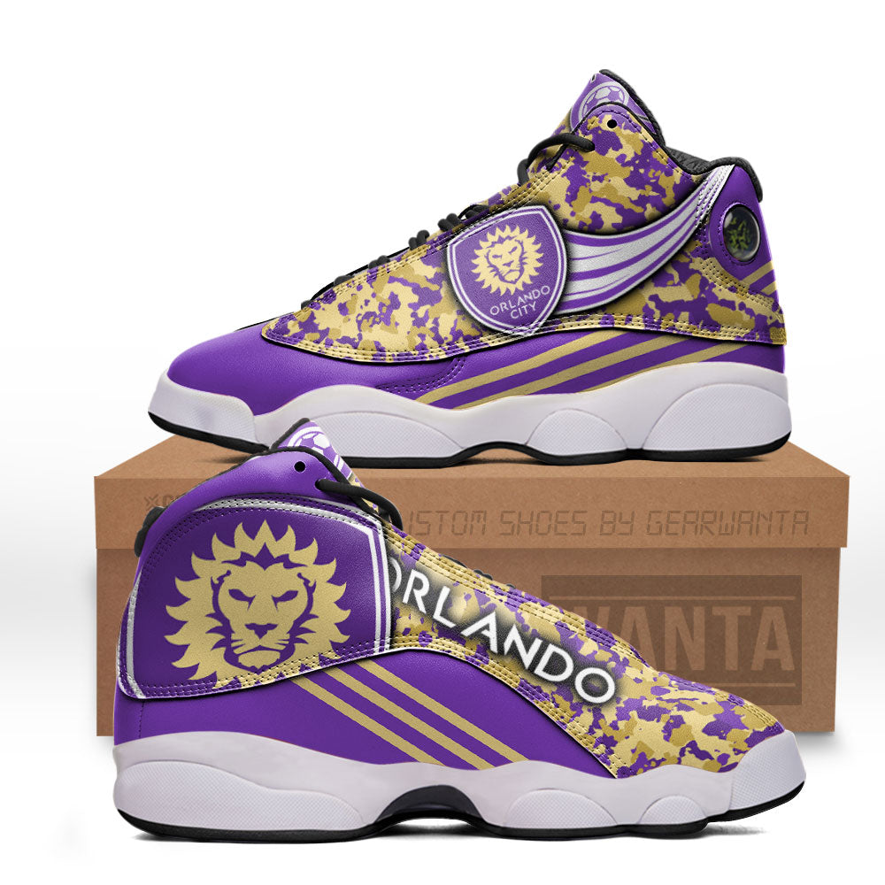 Orlando City SC J13 Sneakers Custom Shoes-Gear Wanta