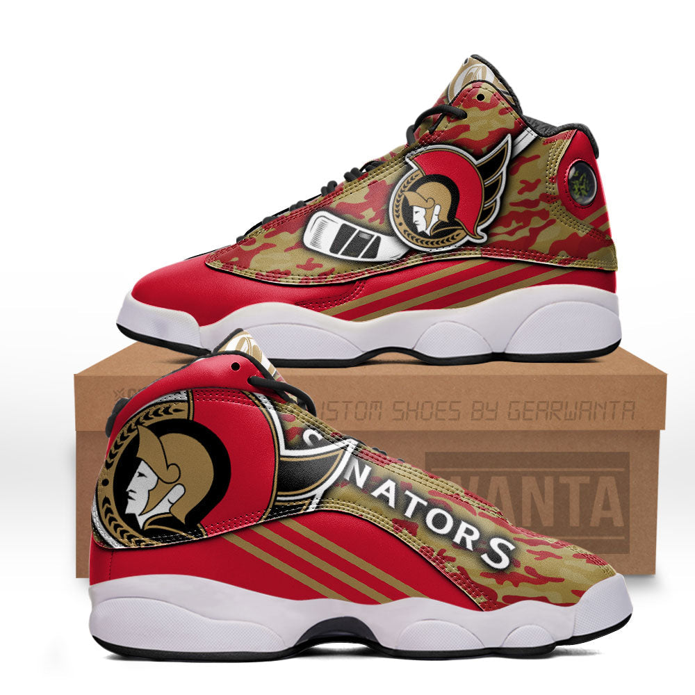 Ottawa Senators J13 Sneakers Custom Shoes-Gear Wanta