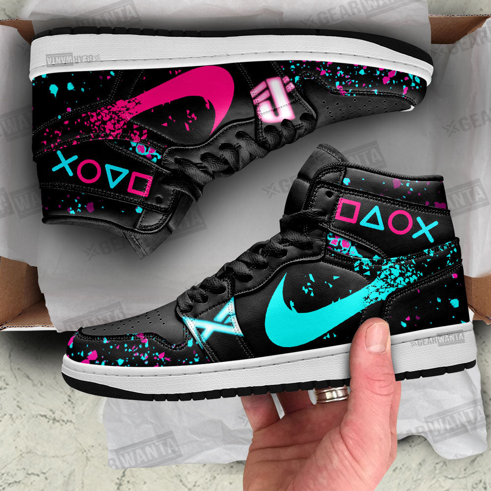 PS4 DualShock 4 Game Controler Shoes Custom Gifts Idea For Fans TT27-Gear Wanta