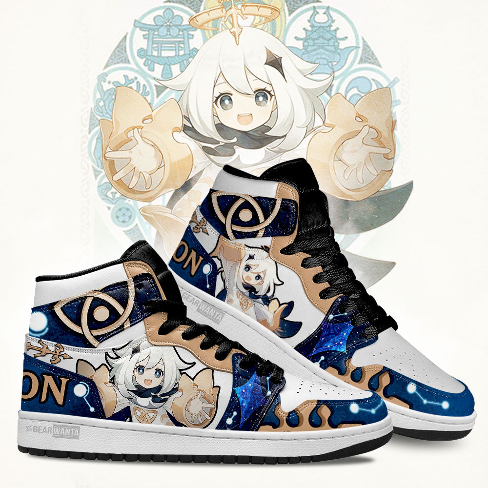 Paimon Genshin Sneakers Custom For Gamer-Gear Wanta