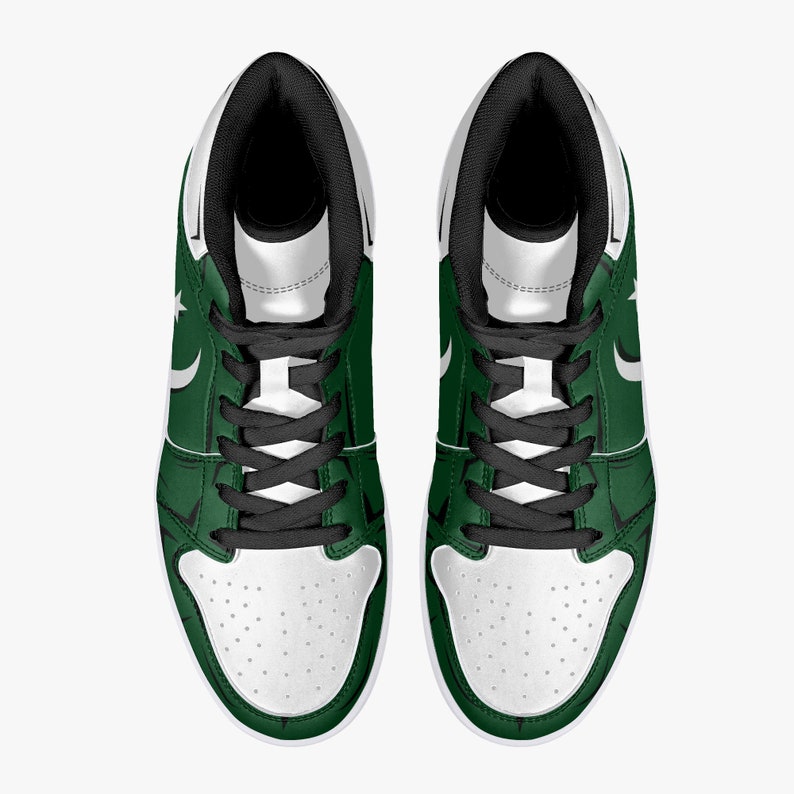 Pakistan Flag JD1 High Top Shoes 