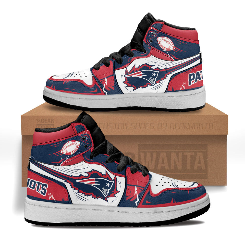 Patriots Kid Sneakers Custom-Gear Wanta