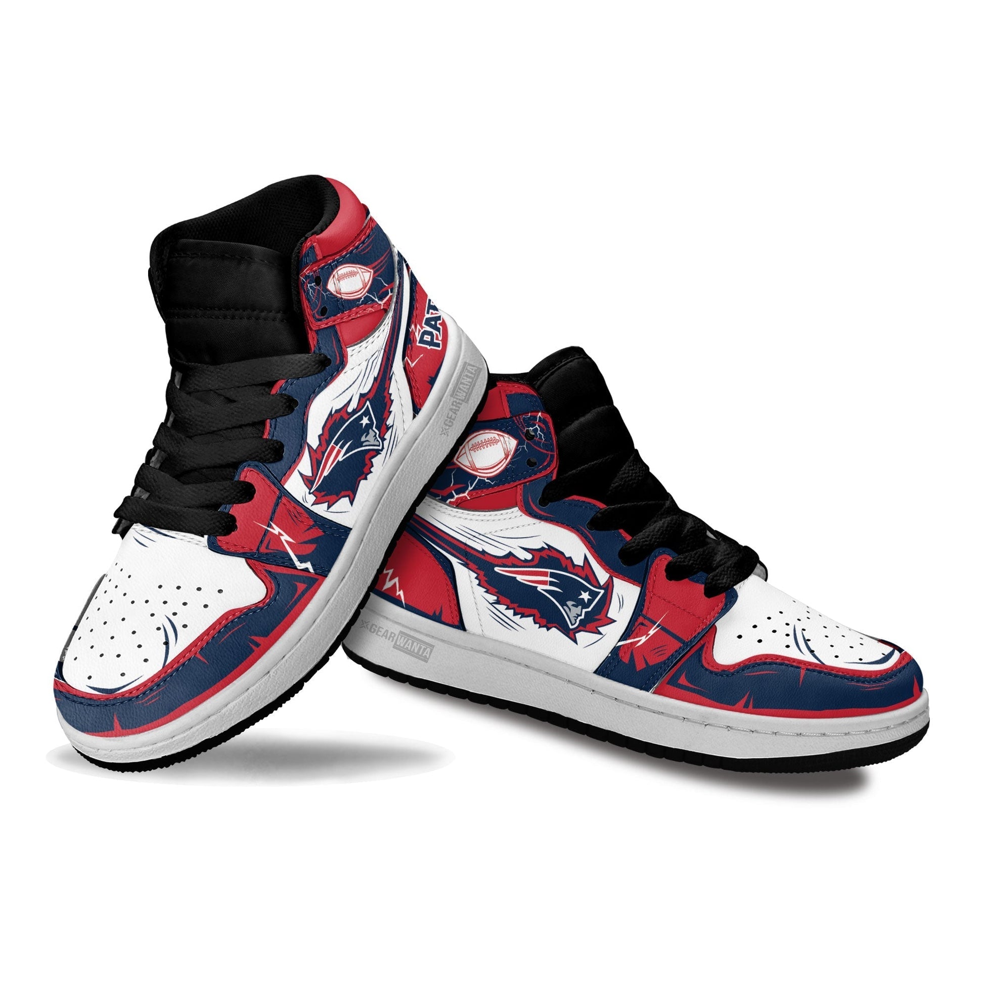 Patriots Kid Sneakers Custom-Gear Wanta