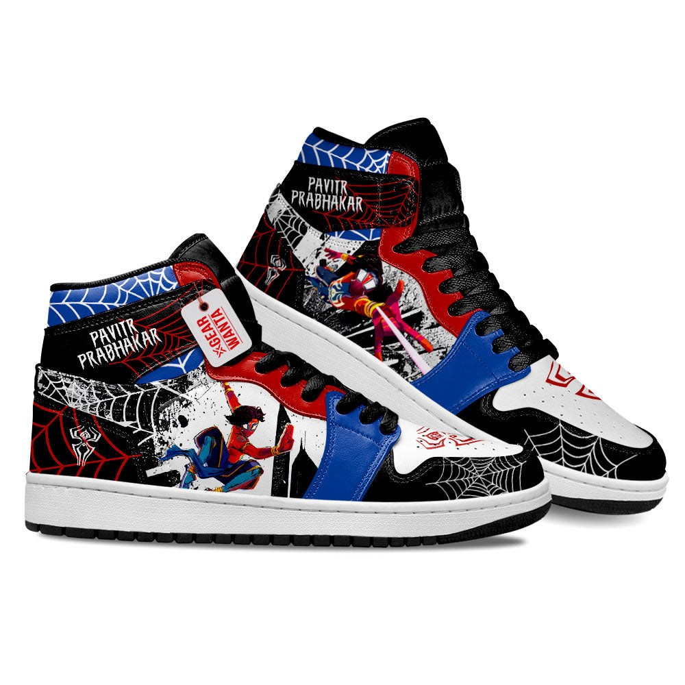 Pavitr Prabhakar Spider-Verse J1 Shoes Custom Sneakers For Fans PT21-Gear Wanta