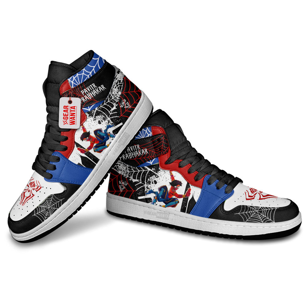 Pavitr Prabhakar Spider-Verse J1 Shoes Custom Sneakers For Fans PT21-Gear Wanta