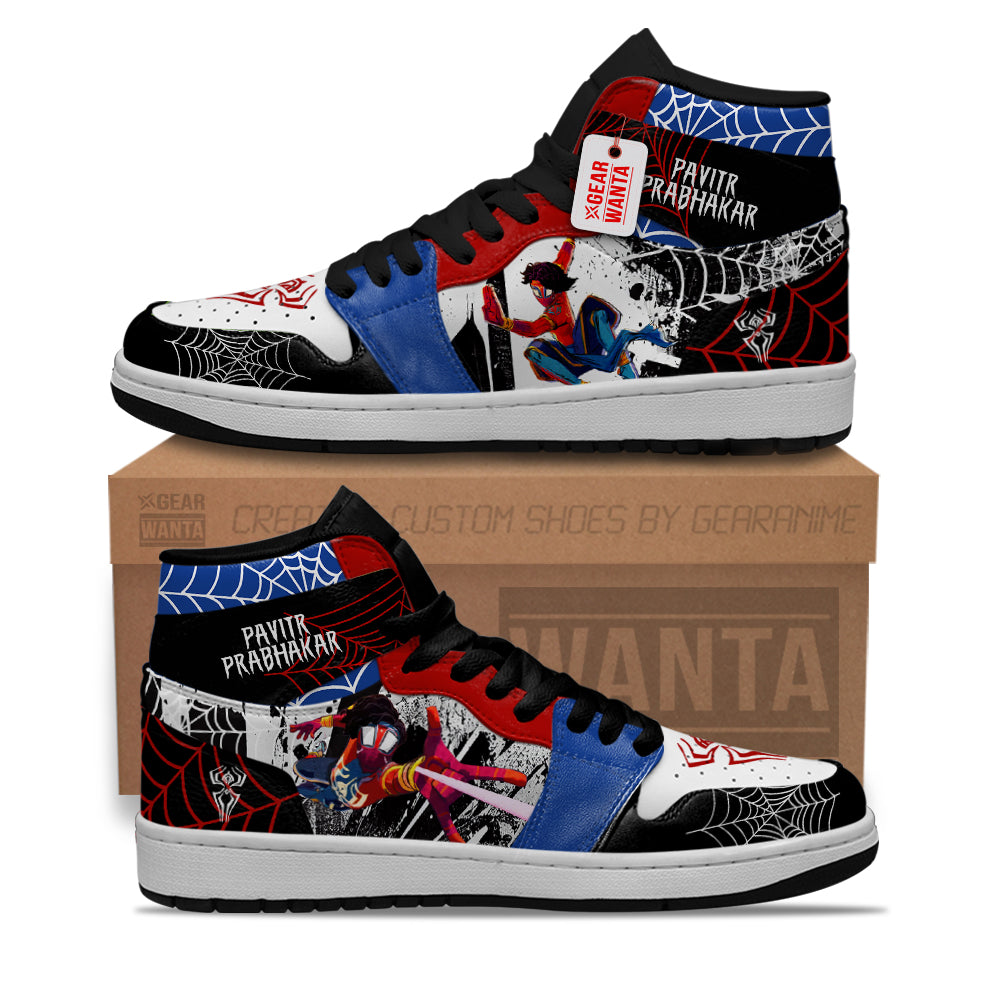 Pavitr Prabhakar Spider-Verse J1 Shoes Custom Sneakers For Fans PT21-Gear Wanta