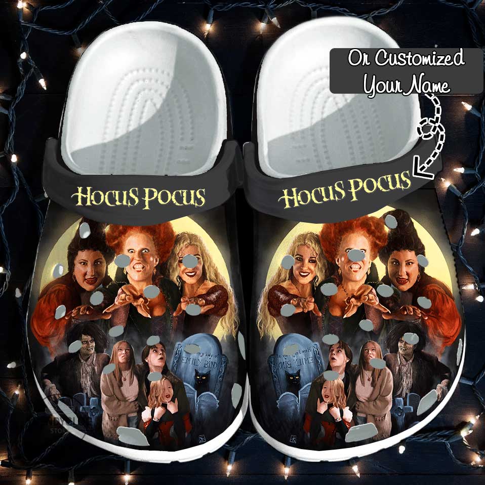 Personalized Halloween Hocus Pocus Movies Clogs Shoes-gearwanta.com