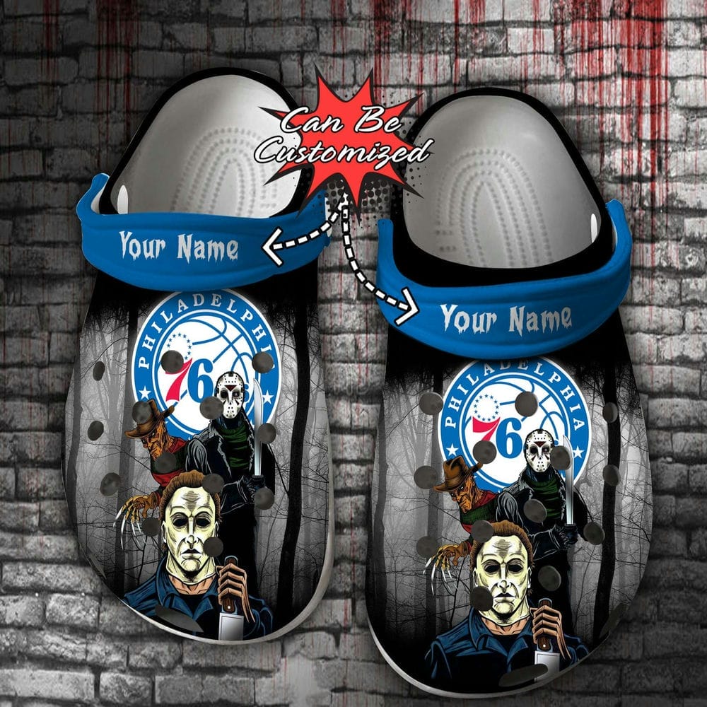 Personalized P.76ers Jason Michael Freddy Horror Movies Clogs Shoes-gearwanta.com