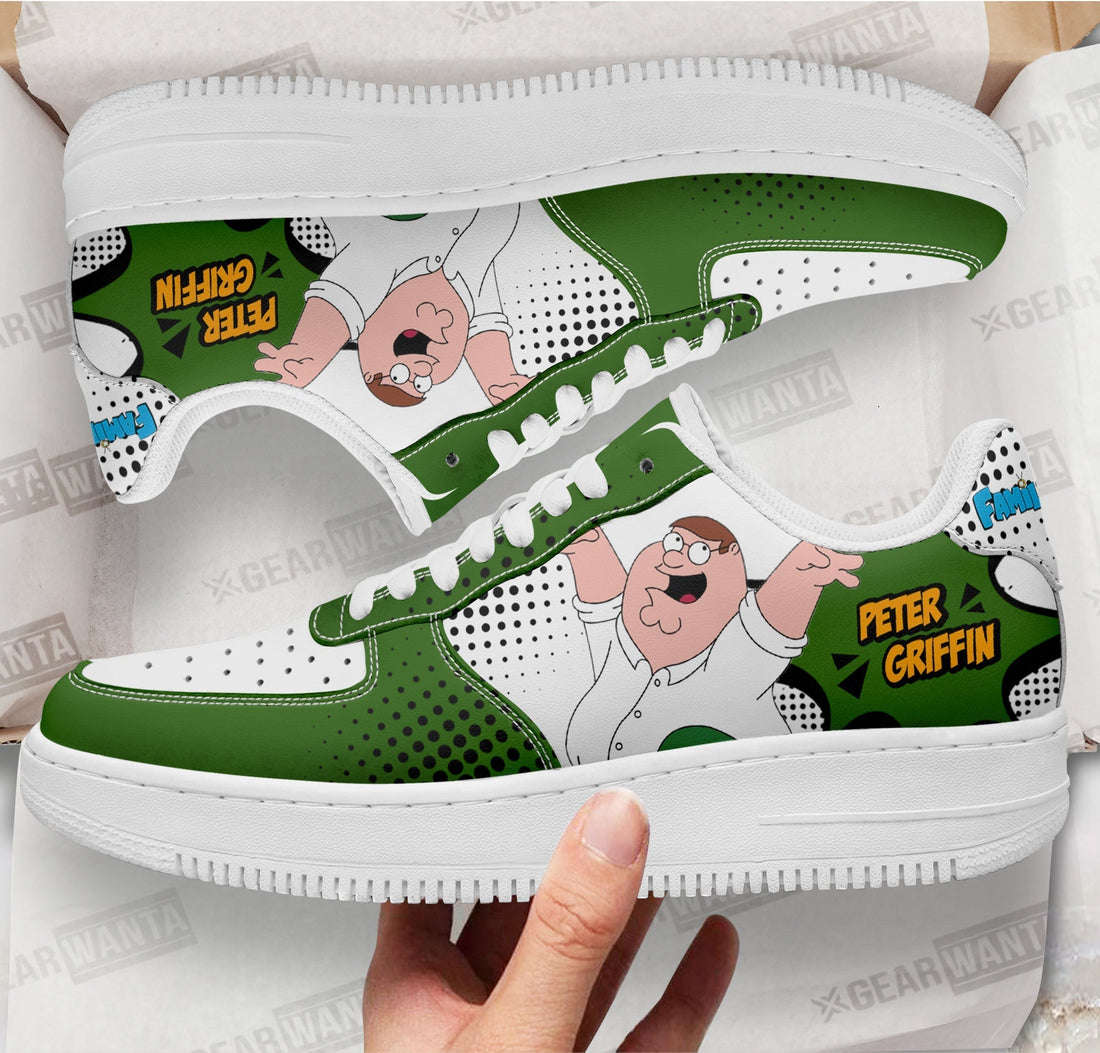 Peter Griffin Family Guy Air Sneakers Custom Cartoon Shoes-Gear Wanta