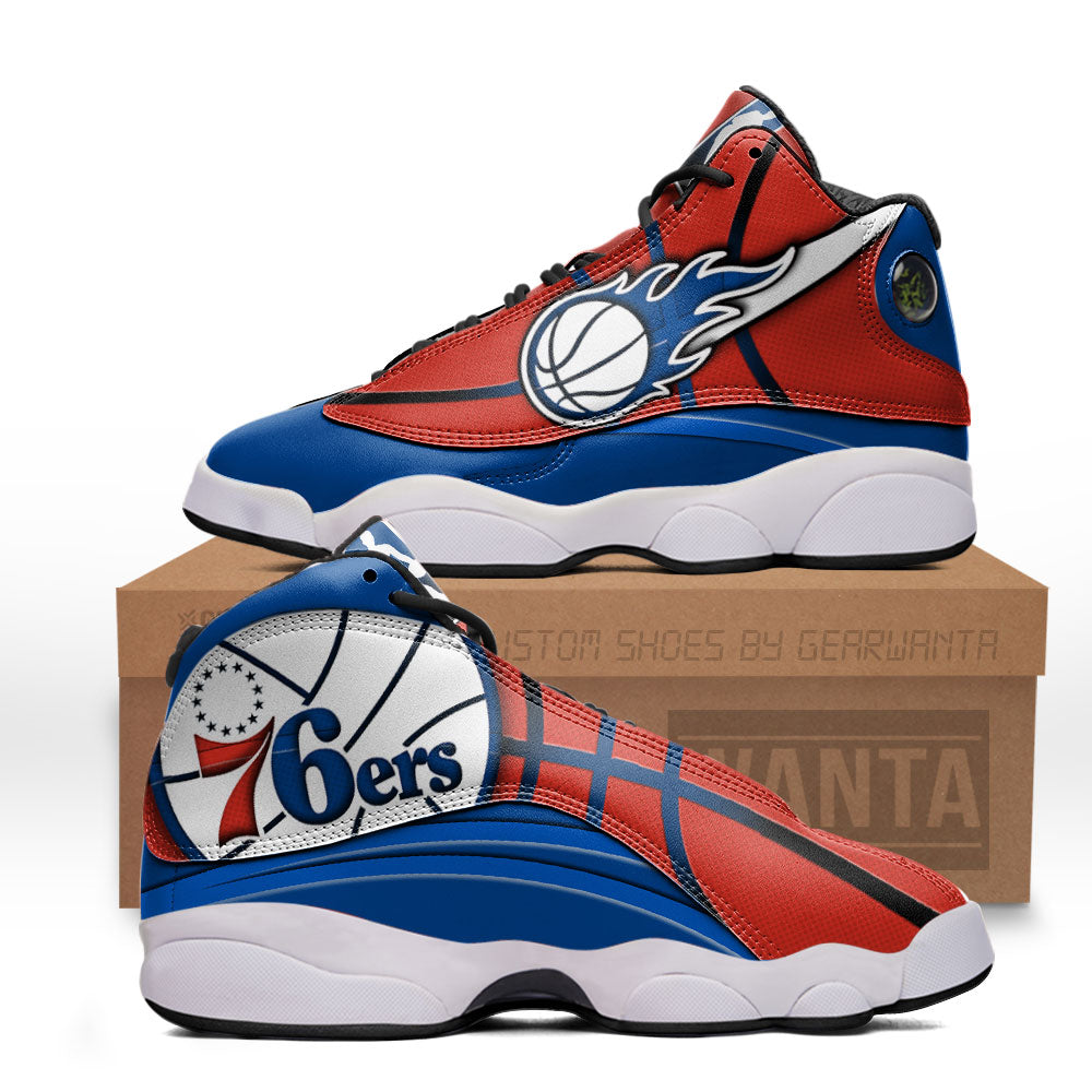 Philadelphia 76ers J13 Sneakers Custom Shoes-Gear Wanta