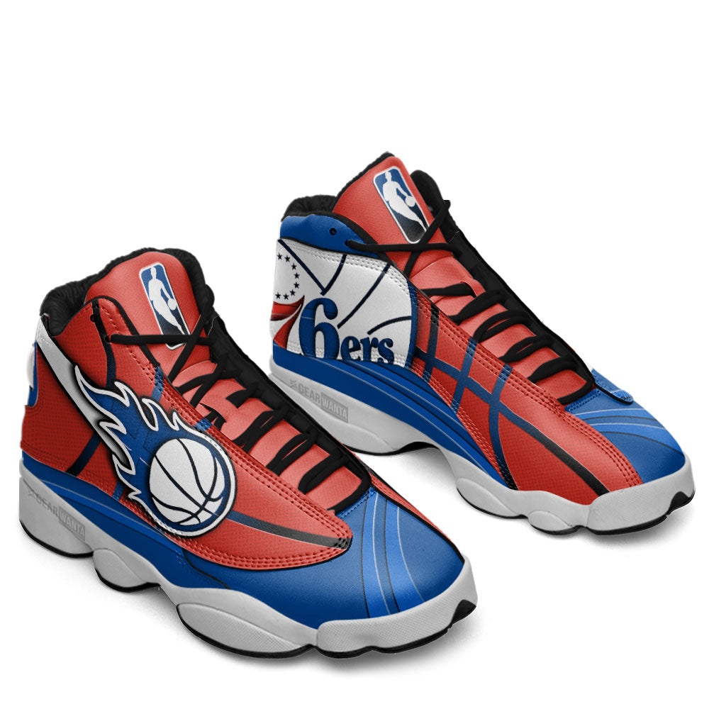 Philadelphia 76ers J13 Sneakers Custom Shoes-Gear Wanta