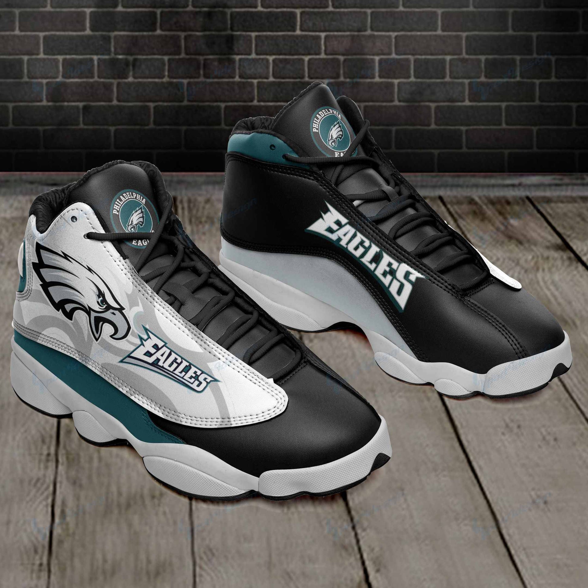 Philadelphia Eagles J13 Sneakers Custom Shoes-Gear Wanta