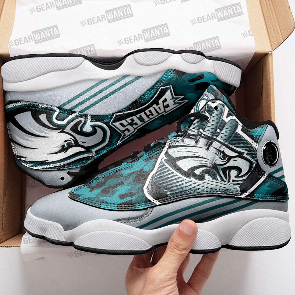 Philadelphia Eagles J13 Sneakers Custom Shoes-Gear Wanta