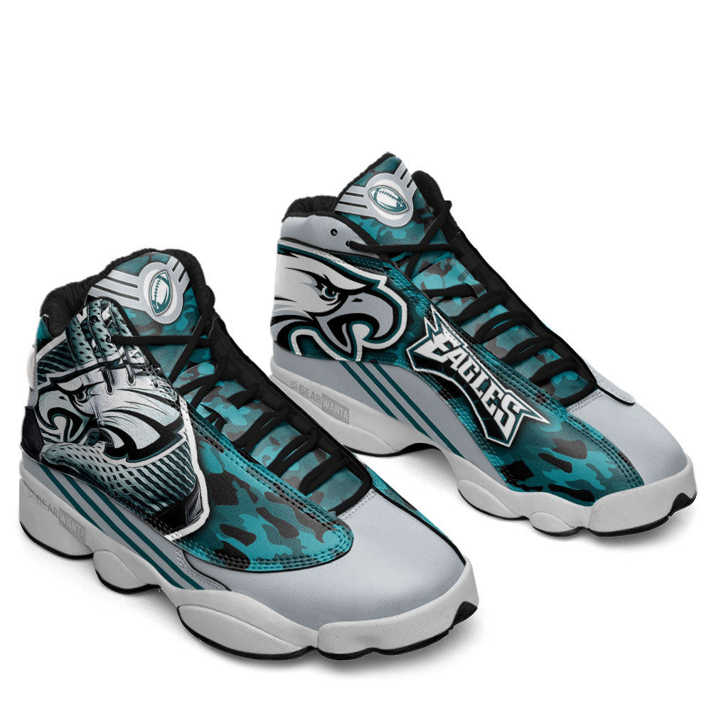 Philadelphia Eagles J13 Sneakers Custom Shoes-Gear Wanta