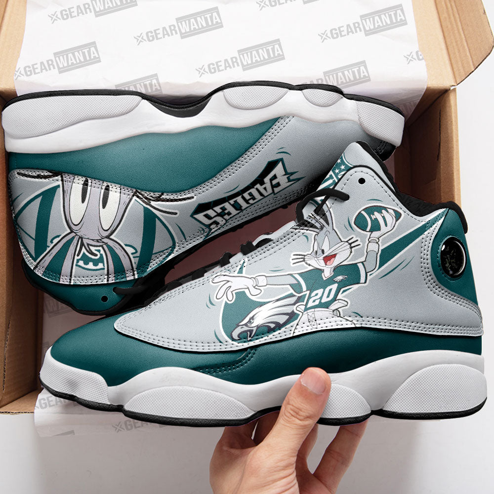 Philadelphia Eagles J13 SneakersCustom Shoes-Gear Wanta