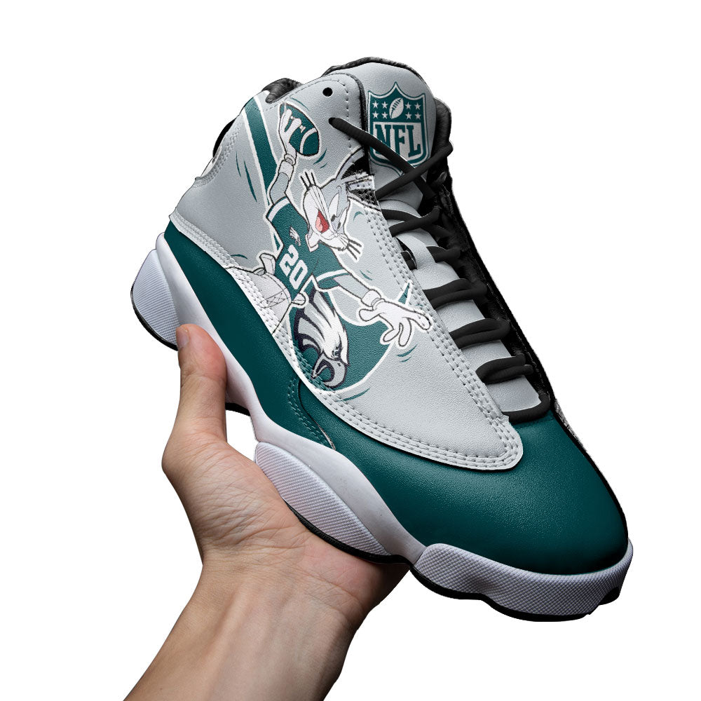 Philadelphia Eagles J13 SneakersCustom Shoes-Gear Wanta