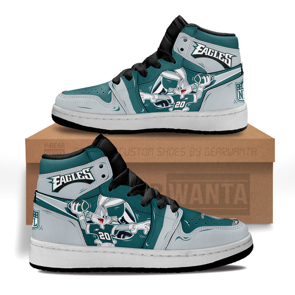 Philadelphia Eagles Kid Sneakers Custom-Gear Wanta