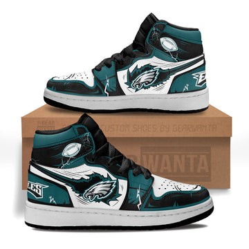 Philadelphia Eagles Kid Sneakers Custom-Gear Wanta