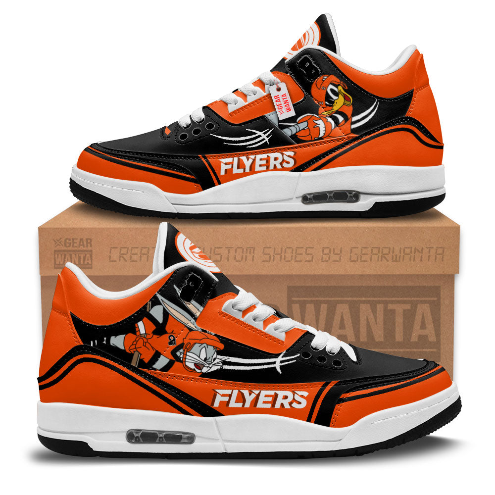 Philadelphia Flyers J3 Sneakers Custom Shoes-Gear Wanta