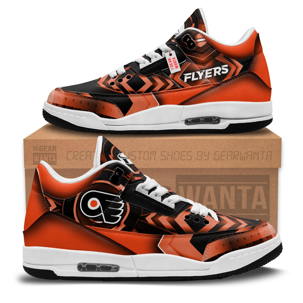 Philadelphia Flyers J3 Sneakers Custom Shoes-Gear Wanta