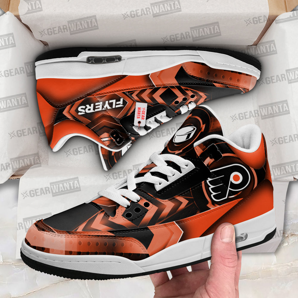 Philadelphia Flyers J3 Sneakers Custom Shoes-Gear Wanta