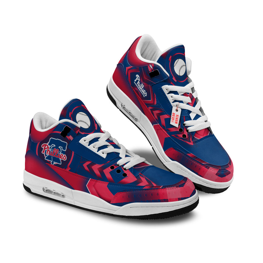 Philadelphia Phillies J3 Sneakers Custom Shoes-Gear Wanta