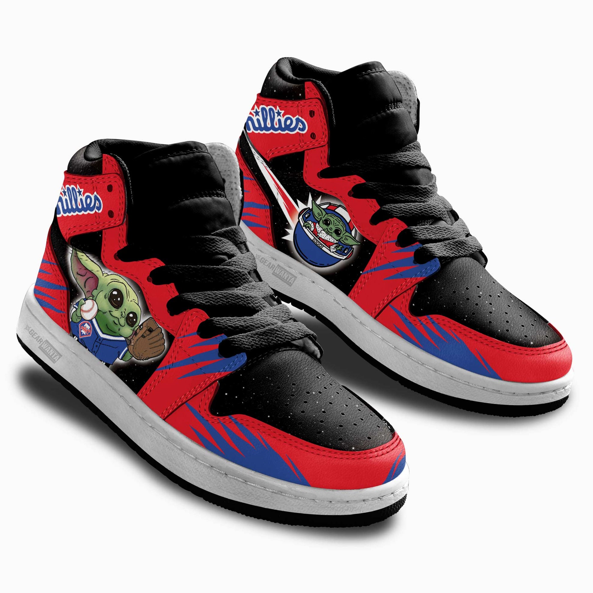 Philadelphia Phillies Kid Sneakers Custom For Kids-Gear Wanta