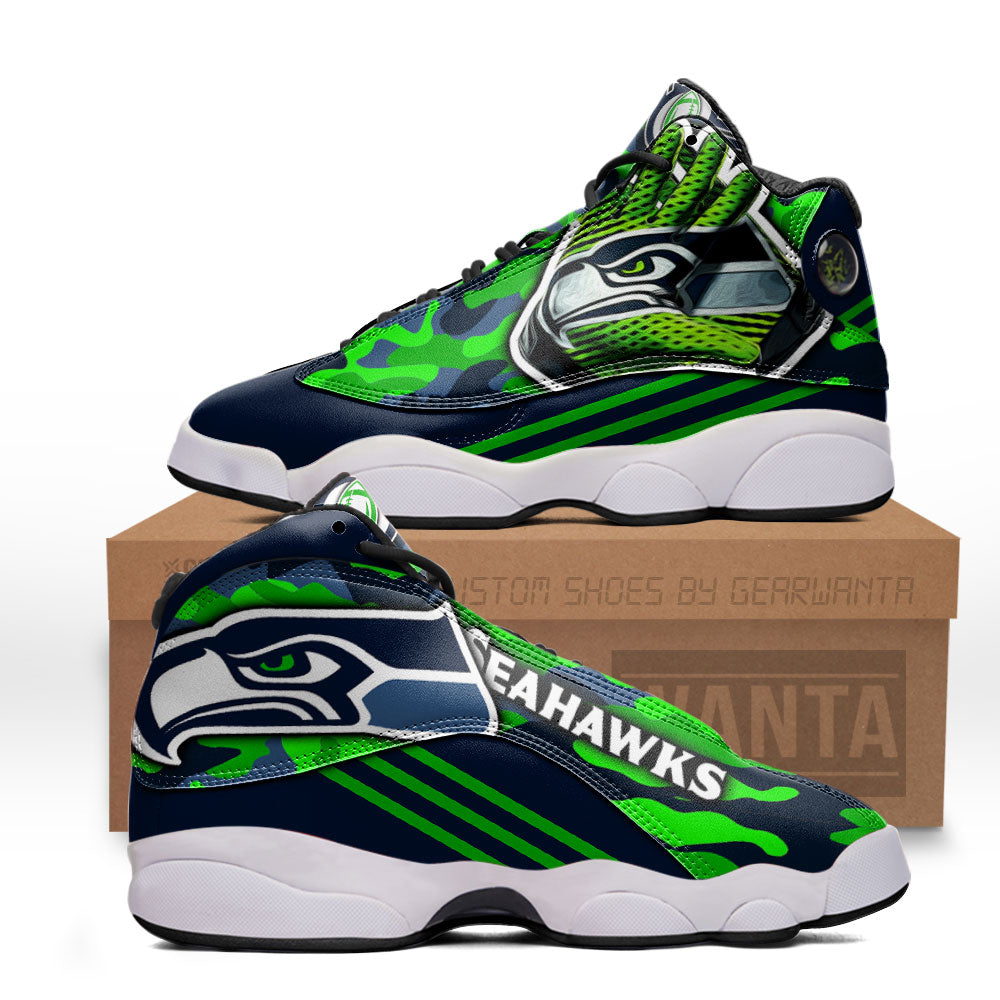 Philadelphia Seahawks J13 Sneakers Custom Shoes-Gear Wanta