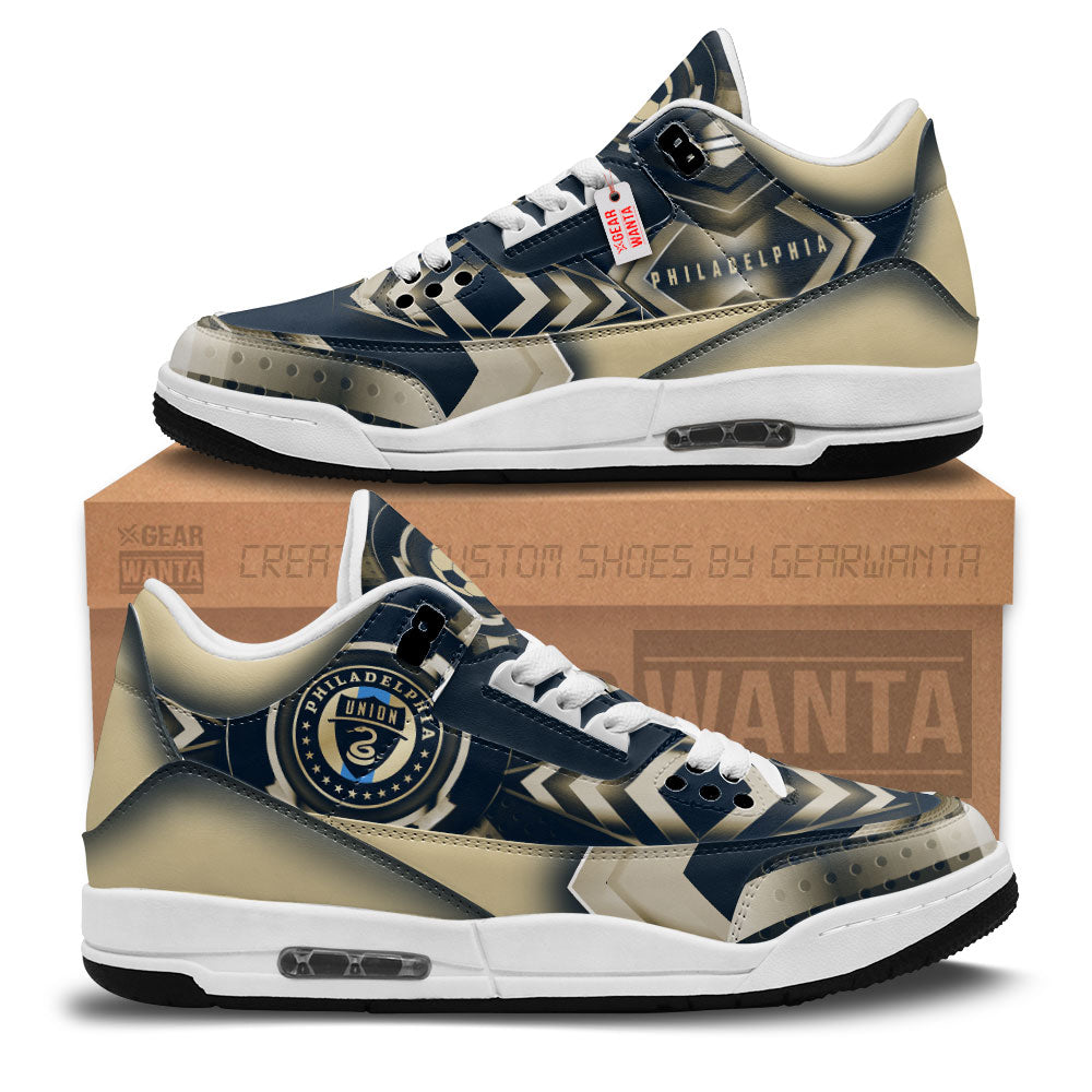 Philadelphia Union J3 Sneakers Custom Shoes-Gear Wanta