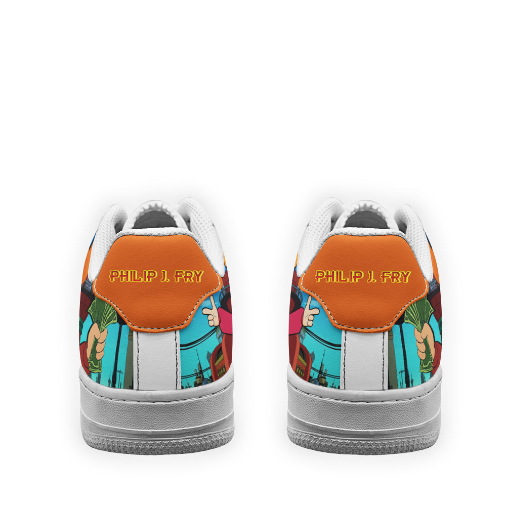 Philip J. Fry Futurama Custom Air Sneakers QD12-Gear Wanta