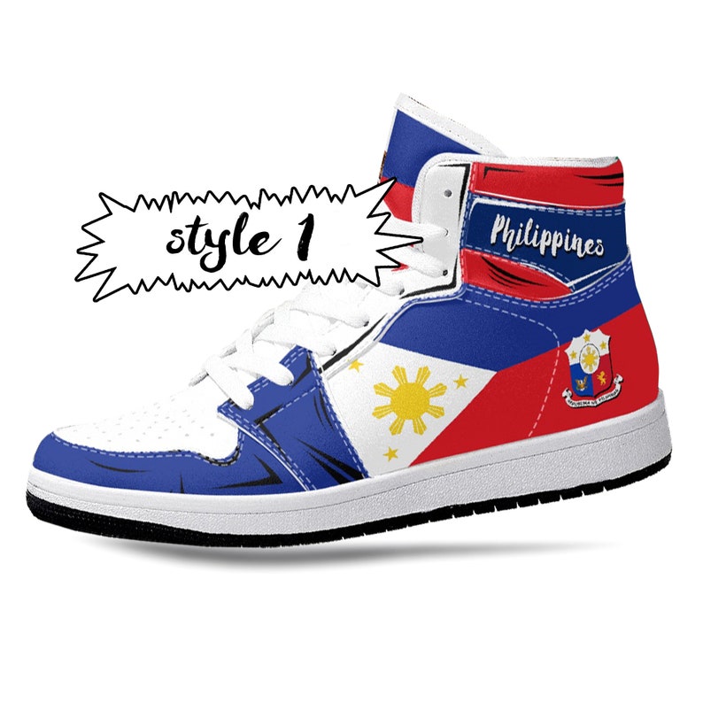 Philippines Flag JD1 High Top Shoes 