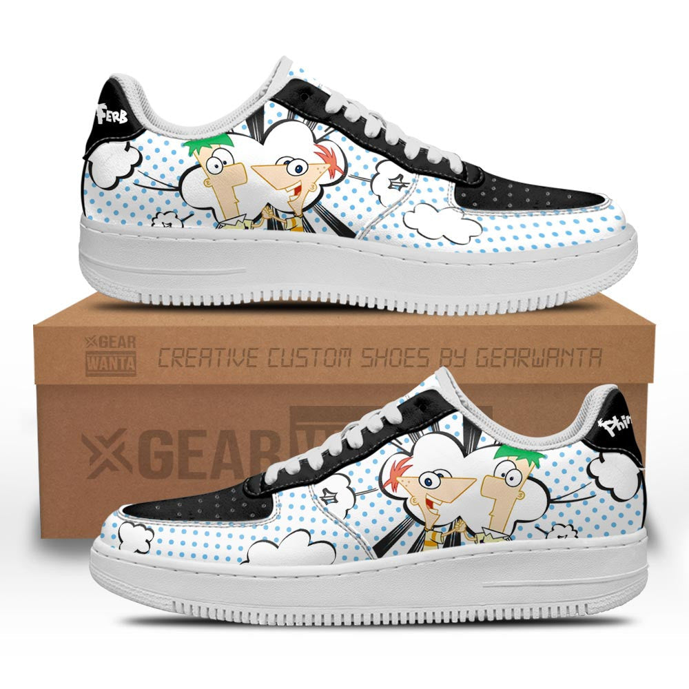 Phineas and Ferb Air Sneakers Custom Shoes-Gear Wanta