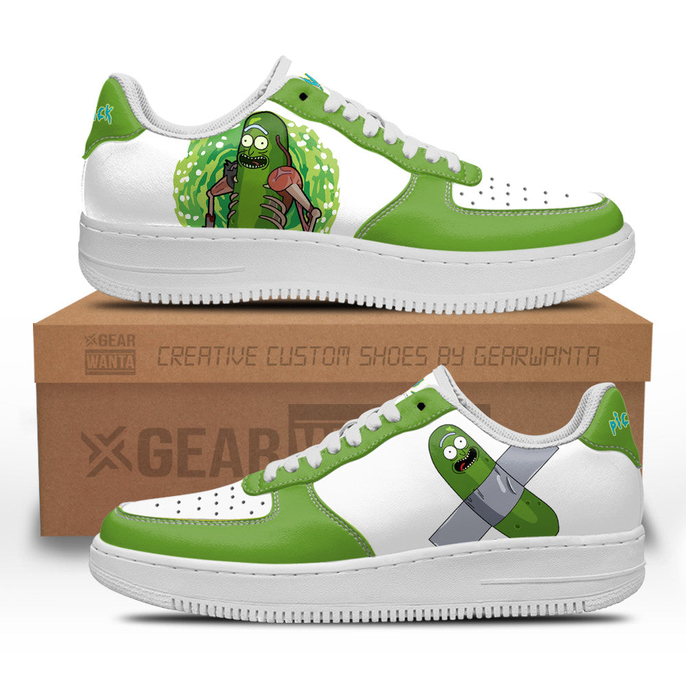 Pickle Rick Rick and Morty Custom Air Sneakers QD13-Gear Wanta