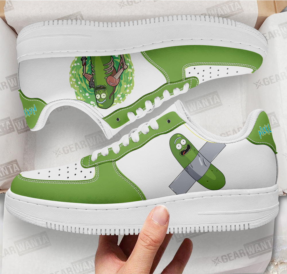 Pickle Rick Rick and Morty Custom Air Sneakers QD13-Gear Wanta