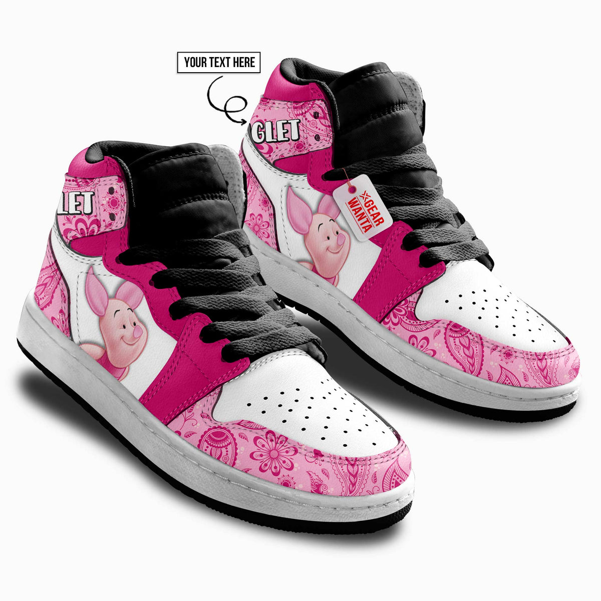 Piglet Kid J1s Sneakers Cartoon Collection - Gearwanta.com