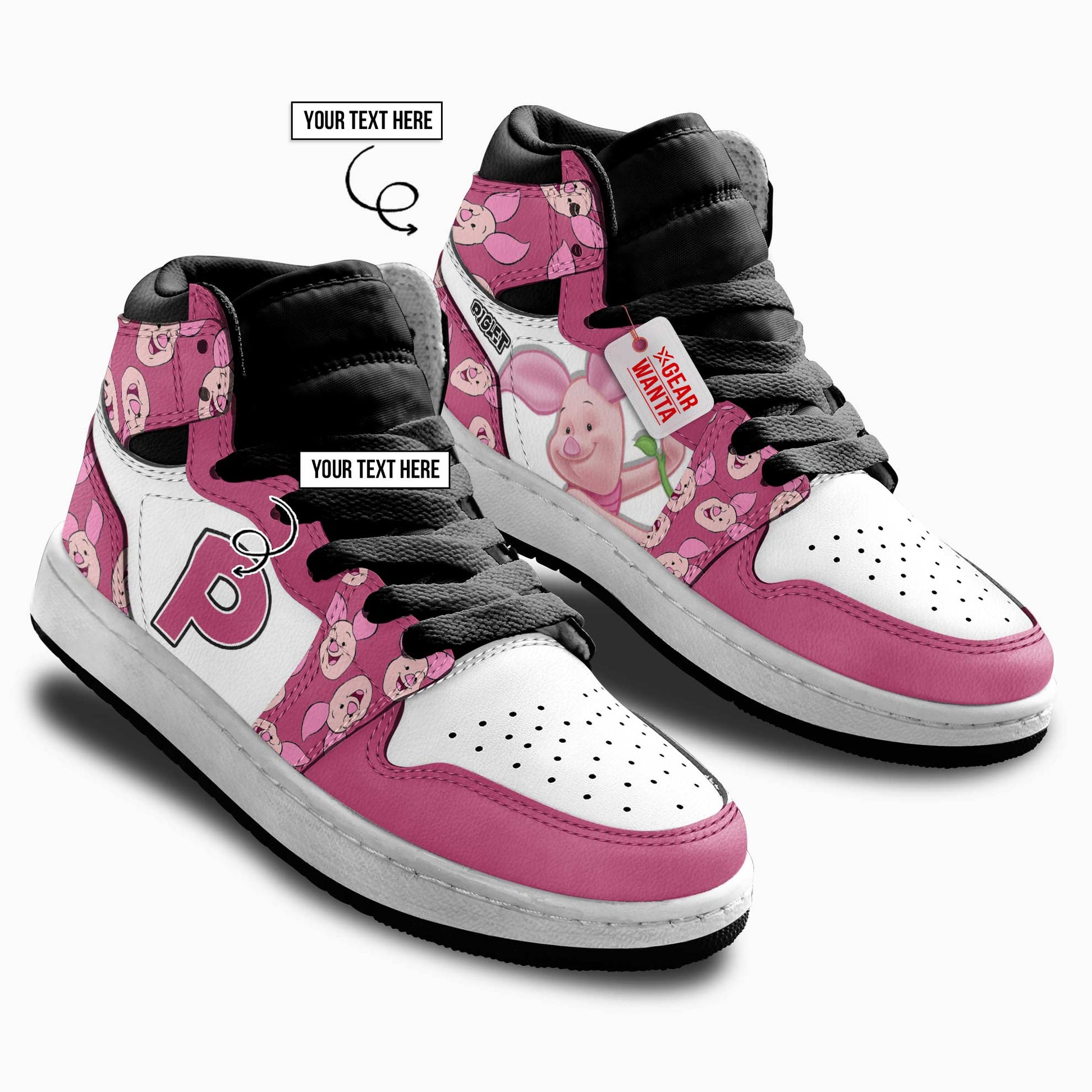 Piglet Kid J1s Sneakers Cartoon Collection - Gearwanta.com