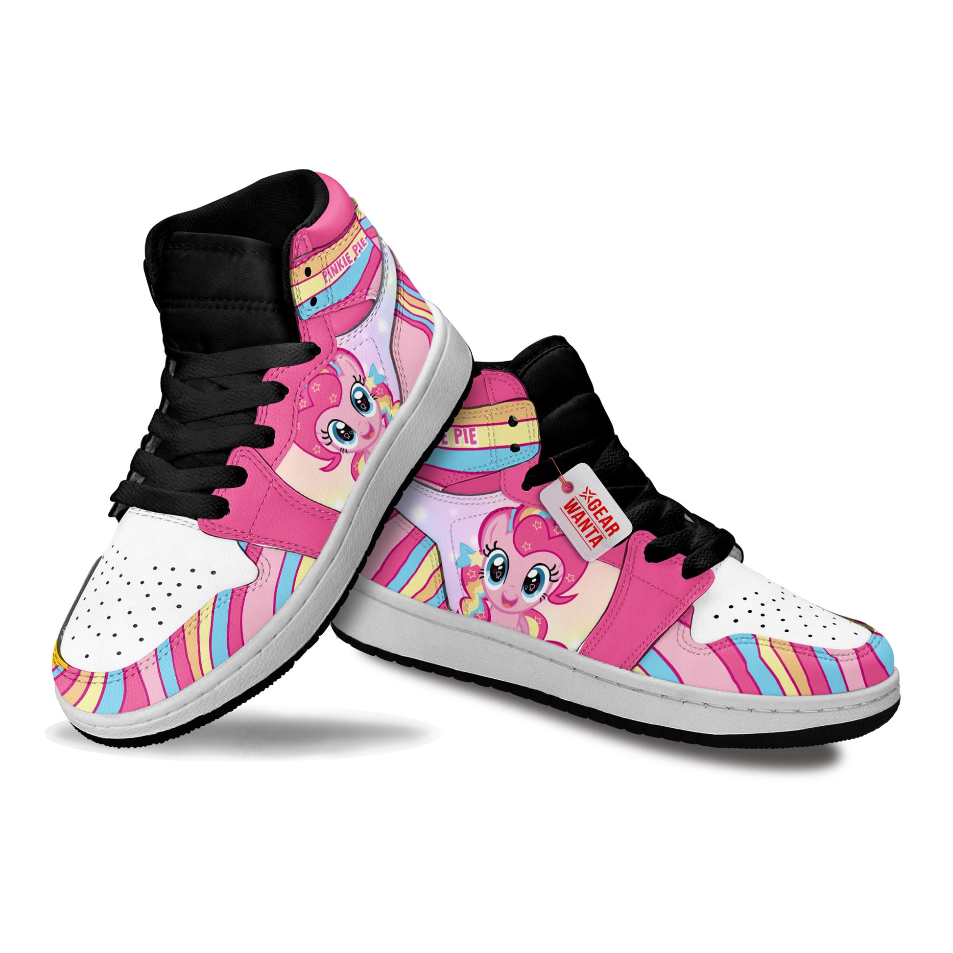 Pinkie Pie Kid J1s Sneakers Personalized Cartoon Collection - Gearwanta.com