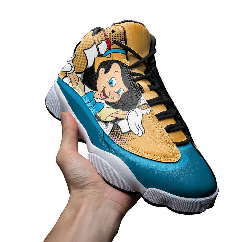 Pinocchio J13 Sneakers Custom Comic Style Shoes-Gear Wanta