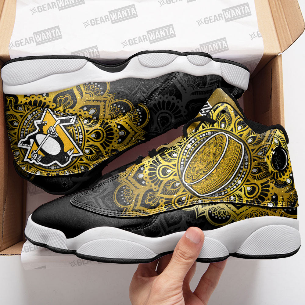 Pittsburgh Penguins J13 Sneakers Custom Shoes-Gear Wanta