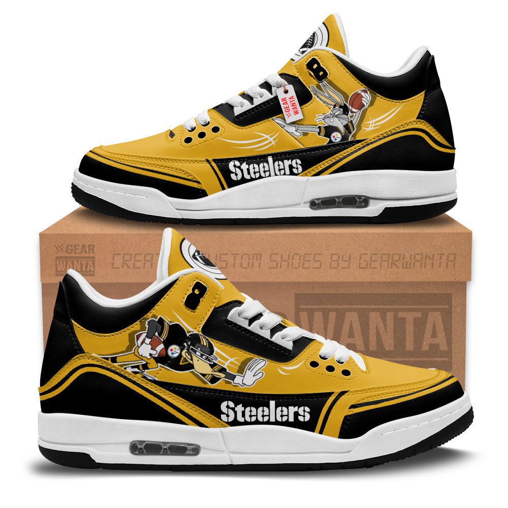 Pittsburgh Penguins J3 Sneakers Custom Shoes-Gear Wanta