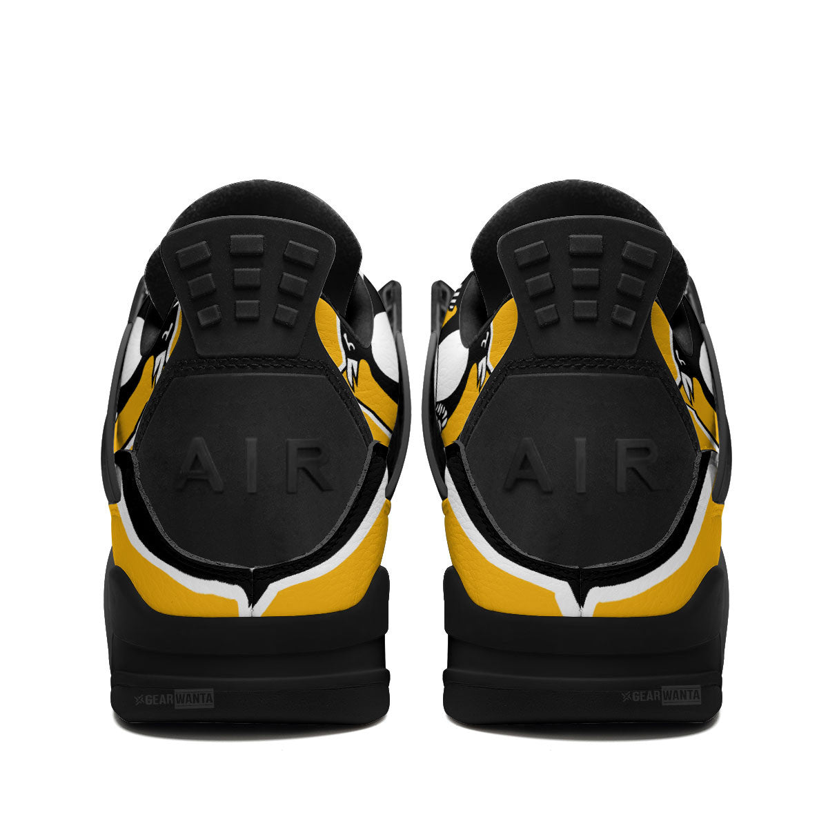 Pittsburgh Penguins Aj4 Sneakers Custom Shoes-Gear Wanta